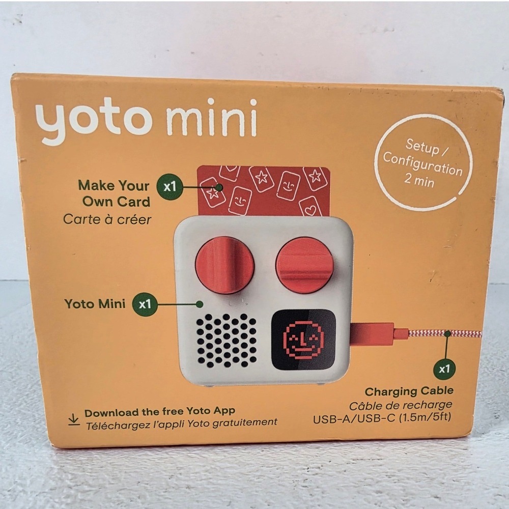 Yoto Mini 2024 Edition Kids Portable Audio Player Screen-Free Travel Toy New